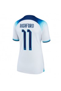 Engeland Marcus Rashford #11 Voetbaltruitje Thuis tenue Dames WK 2022 Korte Mouw